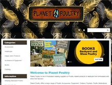 Tablet Screenshot of planetpoultry.com.au